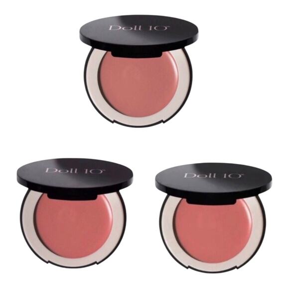Lot Of 3 Doll 10 Cream Balm HydraGel Blush Popstar Peach She’s A Doll 16 Again - Picture 9 of 9